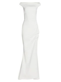Chiara Boni La Petite Robe Melania Off-The-Shoulder Cutout Sheath Dress White 17 Chiara Boni La Petite Robe Melania Off-The-Shoulder Cutout Sheath Dress White -CHIARA BONI LA PETITE ROBE Sales unnamed file 1002