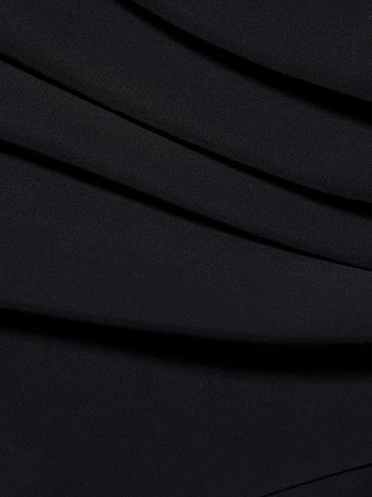 unnamed-file-1011.jpg Chiara Boni La Petite Robe Kaya Pleated Detail Sheath Dress Black -CHIARA BONI LA PETITE ROBE Sales unnamed file 1011