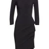 Chiara Boni La Petite Robe Cassandre Wrap-Effect Boatneck Dress 2 Chiara Boni La Petite Robe Cassandre Wrap-Effect Boatneck Dress -CHIARA BONI LA PETITE ROBE Sales unnamed file 1046