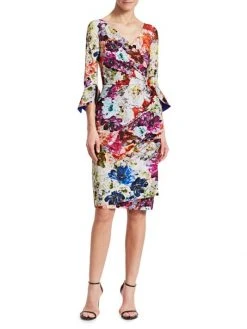 Chiara Boni La Petite Robe Triana Floral Wrap Dress -CHIARA BONI LA PETITE ROBE Sales unnamed file 1093