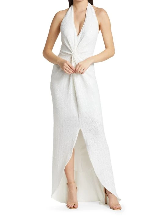 Chiara Boni La Petite Robe Velma Paillette-Embellished Dress 4 Chiara Boni La Petite Robe Velma Paillette-Embellished Dress - Image 2