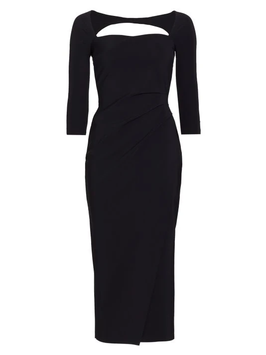 Chiara Boni La Petite Robe Tehuel Cut-Out Midi-Dress 3 Chiara Boni La Petite Robe Tehuel Cut-Out Midi-Dress