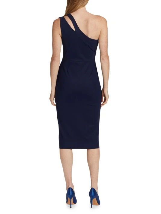 Chiara Boni La Petite Robe Ricostancia One-Shoulder Satin-Trim Dress 7 Chiara Boni La Petite Robe Ricostancia One-Shoulder Satin-Trim Dress - Image 5
