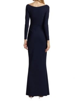 Chiara Boni La Petite Robe Kaya Long-Sleeve Mermaid Gown 13 Chiara Boni La Petite Robe Kaya Long-Sleeve Mermaid Gown -CHIARA BONI LA PETITE ROBE Sales unnamed file 1195
