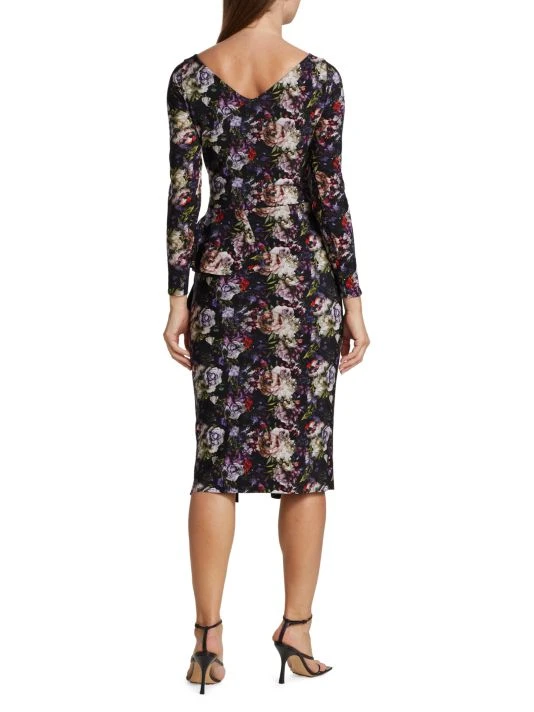 Chiara Boni La Petite Robe Dalmira Floral Ruffle-Embellished Dress 7 Chiara Boni La Petite Robe Dalmira Floral Ruffle-Embellished Dress - Image 5