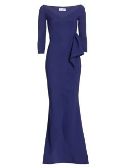 Chiara Boni La Petite Robe Rosellina Drape Detail Gown