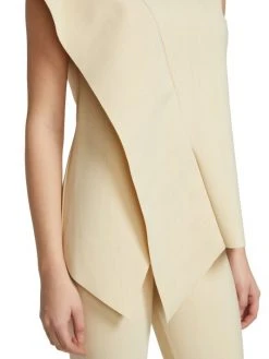 Chiara Boni La Petite Robe Agueda Ruffle Sleeveless Blouse -CHIARA BONI LA PETITE ROBE Sales unnamed file 1255