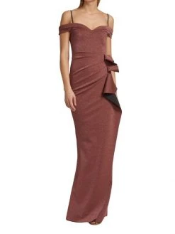 Chiara Boni La Petite Robe Radoslava Ruffled Off-The-Shoulder Gown -CHIARA BONI LA PETITE ROBE Sales unnamed file 128