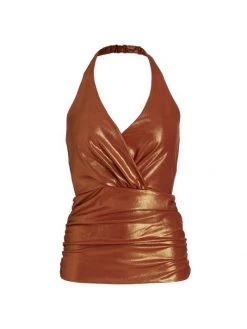 Chiara Boni La Petite Robe Sterlitzia Ruched Halter Top