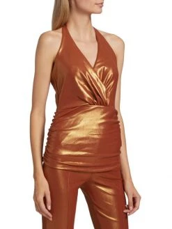 Chiara Boni La Petite Robe Sterlitzia Ruched Halter Top 5 Chiara Boni La Petite Robe Sterlitzia Ruched Halter Top -CHIARA BONI LA PETITE ROBE Sales unnamed file 1343