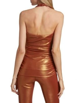Chiara Boni La Petite Robe Sterlitzia Ruched Halter Top 6 Chiara Boni La Petite Robe Sterlitzia Ruched Halter Top -CHIARA BONI LA PETITE ROBE Sales unnamed file 1344