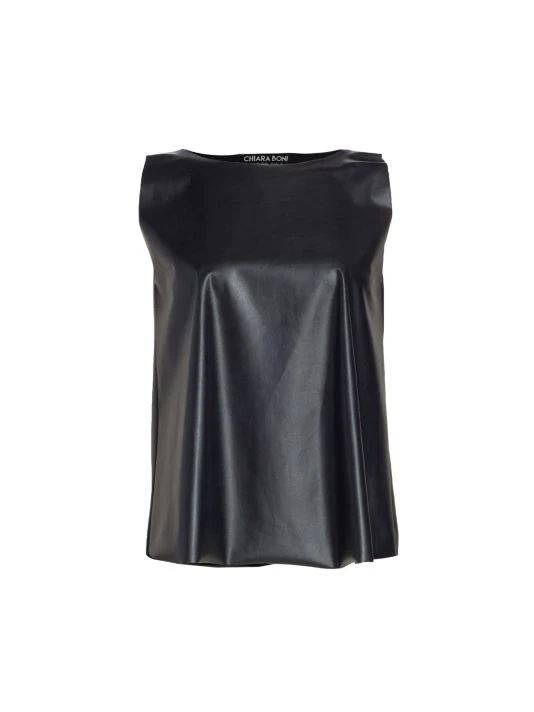 unnamed-file-1350.jpg Chiara Boni La Petite Robe Faux Leather Sleeveless Top Rich Blue -CHIARA BONI LA PETITE ROBE Sales unnamed file 1350