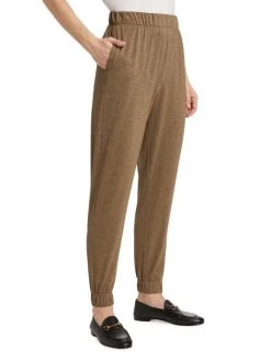 Chiara Boni La Petite Robe Alondra Metallic Knit Joggers -CHIARA BONI LA PETITE ROBE Sales unnamed file 1379