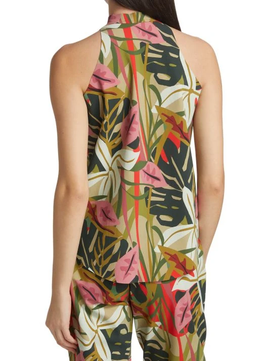 unnamed-file-1387.jpg Chiara Boni La Petite Robe Yanet Tropical Print Sleeveless Blouse -CHIARA BONI LA PETITE ROBE Sales unnamed file 1387
