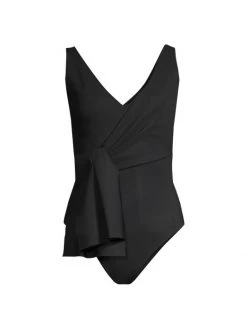 Chiara Boni La Shop 24 Chiara Boni La Petite Robe Cochi One-Piece Swimsuit Black