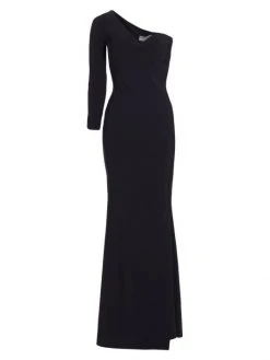 Chiara Boni La Petite Robe Lucelia Asymmetric Knit Maxi Dress
