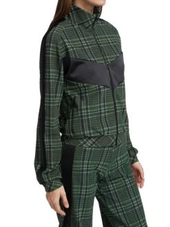 Chiara Boni La Petite Robe Utako Plaid Zip-Up Jacket -CHIARA BONI LA PETITE ROBE Sales unnamed file 1455