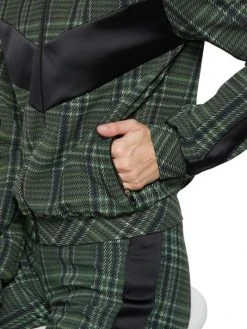 Chiara Boni La Petite Robe Utako Plaid Zip-Up Jacket -CHIARA BONI LA PETITE ROBE Sales unnamed file 1457