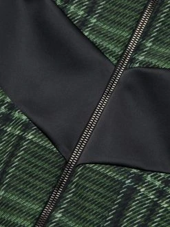 Chiara Boni La Petite Robe Utako Plaid Zip-Up Jacket -CHIARA BONI LA PETITE ROBE Sales unnamed file 1458