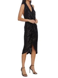 Chiara Boni La Petite Robe Velma Sequined Halter Dress -CHIARA BONI LA PETITE ROBE Sales unnamed file 1462