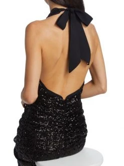 Chiara Boni La Petite Robe Velma Sequined Halter Dress -CHIARA BONI LA PETITE ROBE Sales unnamed file 1464