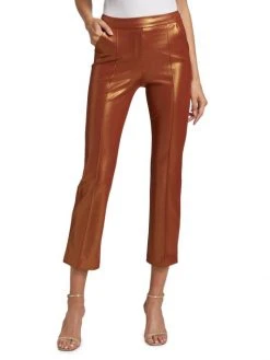 Chiara Boni La Petite Robe Nuccia Metallic Ankle-Length Pants 11 Chiara Boni La Petite Robe Nuccia Metallic Ankle-Length Pants -CHIARA BONI LA PETITE ROBE Sales unnamed file 1475