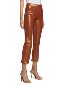 Chiara Boni La Petite Robe Nuccia Metallic Ankle-Length Pants 12 Chiara Boni La Petite Robe Nuccia Metallic Ankle-Length Pants -CHIARA BONI LA PETITE ROBE Sales unnamed file 1476