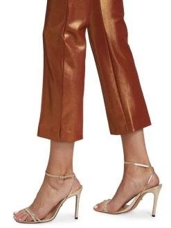 Chiara Boni La Petite Robe Nuccia Metallic Ankle-Length Pants 14 Chiara Boni La Petite Robe Nuccia Metallic Ankle-Length Pants -CHIARA BONI LA PETITE ROBE Sales unnamed file 1478