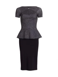 Chiara Boni La Petite Robe Tabitha Peplum Cocktail Dress