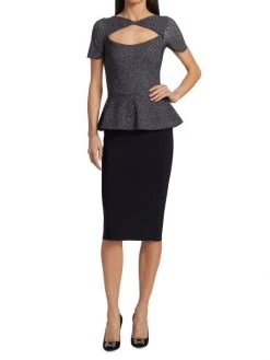 Chiara Boni La Petite Robe Tabitha Peplum Cocktail Dress -CHIARA BONI LA PETITE ROBE Sales unnamed file 1510