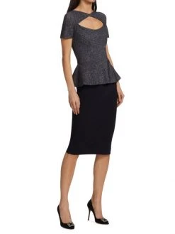 Chiara Boni La Petite Robe Tabitha Peplum Cocktail Dress -CHIARA BONI LA PETITE ROBE Sales unnamed file 1511