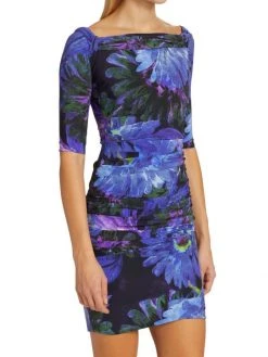 Chiara Boni La Petite Robe Nerina Printed Off-The-Shoulder Dress -CHIARA BONI LA PETITE ROBE Sales unnamed file 1547