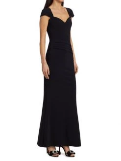 Chiara Boni La Petite Robe Sinny Cap-Sleeve Jersey Gown -CHIARA BONI LA PETITE ROBE Sales unnamed file 155