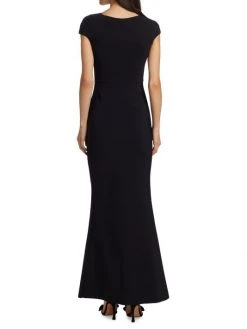 Chiara Boni La Petite Robe Sinny Cap-Sleeve Jersey Gown -CHIARA BONI LA PETITE ROBE Sales unnamed file 156