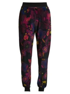 Chiara Boni La Petite Robe Kris Floral Velvet Joggers
