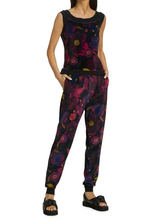 unnamed-file-1576.jpg Chiara Boni La Petite Robe Kris Floral Velvet Joggers -CHIARA BONI LA PETITE ROBE Sales unnamed file 1576