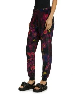 Chiara Boni La Petite Robe Kris Floral Velvet Joggers 5 Chiara Boni La Petite Robe Kris Floral Velvet Joggers -CHIARA BONI LA PETITE ROBE Sales unnamed file 1578