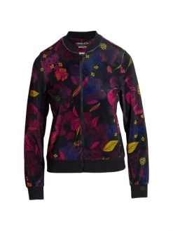 Chiara Boni La Petite Robe Leman Velvet Bomber Jacket