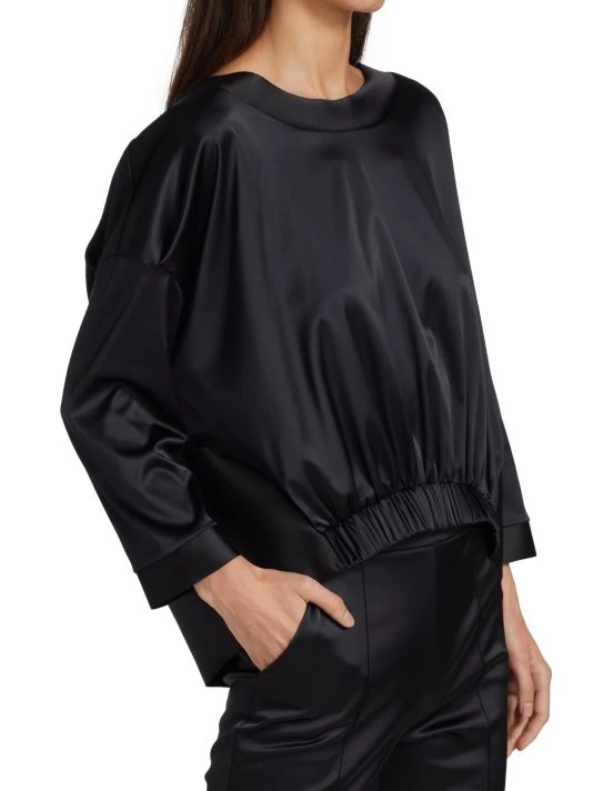 Chiara Boni La Petite Robe Navia Satin Top 6 Chiara Boni La Petite Robe Navia Satin Top - Image 4