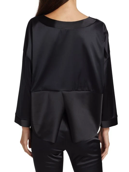 Chiara Boni La Petite Robe Navia Satin Top 7 Chiara Boni La Petite Robe Navia Satin Top - Image 5