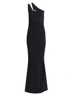 Chiara Boni La Shop 48 Chiara Boni La Petite Robe Contanza One-Shoulder Ruched Gown