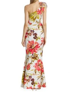 Chiara Boni La Petite Robe Gosia Floral One-Shoulder Flounce Gown 6 Chiara Boni La Petite Robe Gosia Floral One-Shoulder Flounce Gown -CHIARA BONI LA PETITE ROBE Sales unnamed file 170