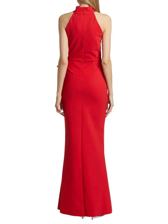 Chiara Boni La Petite Robe Teodorina Sequined Ruffle Halter Gown 7 Chiara Boni La Petite Robe Teodorina Sequined Ruffle Halter Gown - Image 5