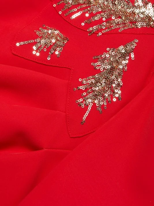 Chiara Boni La Petite Robe Teodorina Sequined Ruffle Halter Gown 9 Chiara Boni La Petite Robe Teodorina Sequined Ruffle Halter Gown - Image 7