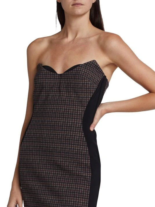 unnamed-file-200.jpg Chiara Boni La Petite Robe Merlina Strapless Layered Plaid Dress -CHIARA BONI LA PETITE ROBE Sales unnamed file 200