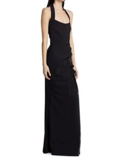 Chiara Boni La Petite Robe Taciana Embellished Halter Dress -CHIARA BONI LA PETITE ROBE Sales unnamed file 205