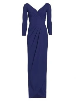 Chiara Boni La Petite Robe Body-Con Wrap Gown