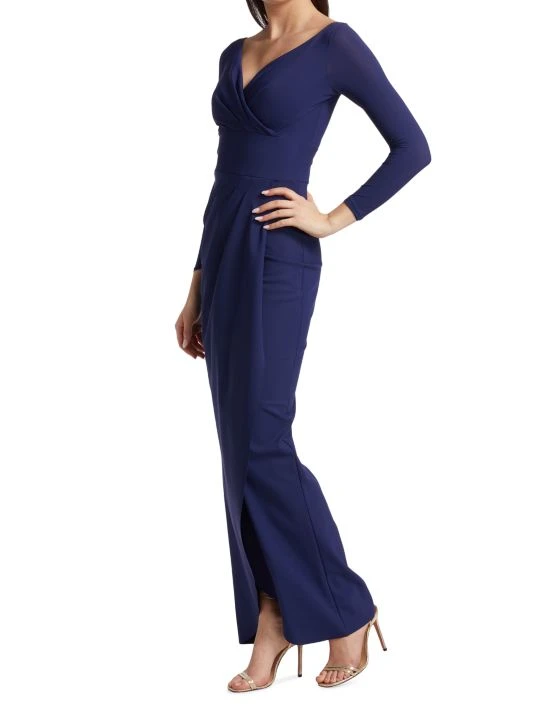 Chiara Boni La Petite Robe Body-Con Wrap Gown 6 Chiara Boni La Petite Robe Body-Con Wrap Gown - Image 4