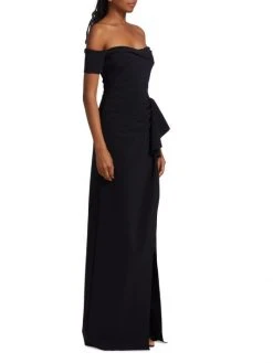Chiara Boni La Petite Robe Mirla Draped Off-The-Shoulder Gown -CHIARA BONI LA PETITE ROBE Sales unnamed file 259
