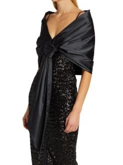 Chiara Boni La Petite Robe Eva Satin Shawl -CHIARA BONI LA PETITE ROBE Sales unnamed file 287